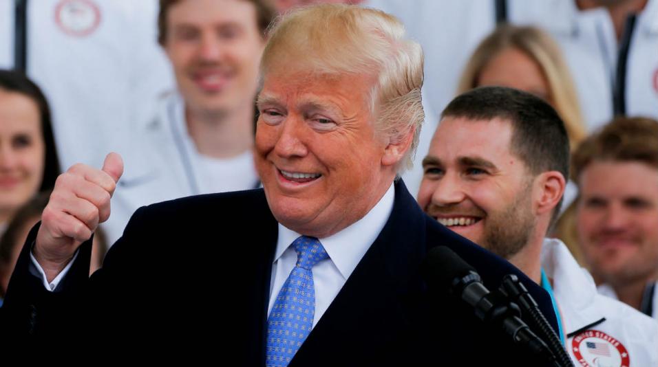 Trump called the impeachment trial a 'hoax'
